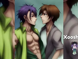 Gay love&comma; 3D gay video