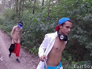 Cute Twinks Enjoying a Adventure Holidays