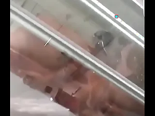 Twink washing himself