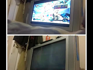 MUSTACHE BEAR GIVES ASIAN TWINK THE PIPE