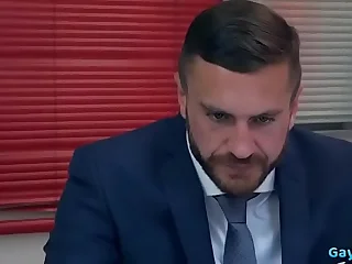 Muscle gay anal sex and cumshot