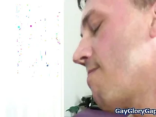 Black gays anal fucks white stud 07