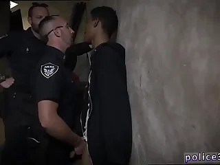 Leather cop blowjob video gay first time Suspect on the Run&comma; Gets