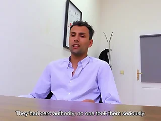 Patrik Is Worried About The Size Of His Boss' Cock But He Finally Manages Nicely - BigStr