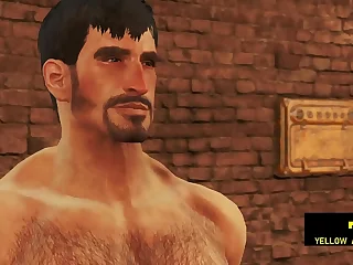 Shower Stories - Hairy Dude's First Time Anal