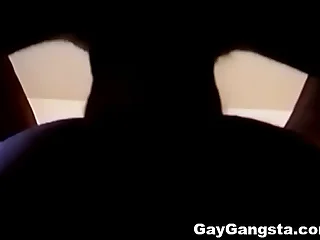Extreme anal fucking with two hot ghetto gays